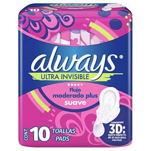 Listado De Toallas Femeninas Always Ultrafinas Que Puedes Comprar On Line